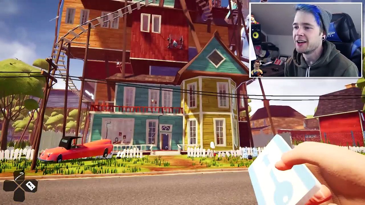 THE NEIGHBOUR'S A GIANT?!?! (Hello Neighbour Full Game #5 ENDING)