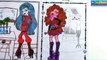 Monster High Comes Alive in 3D Color Alive Coloring Book Frankie Stein Draculaura Clawdeen Cleo