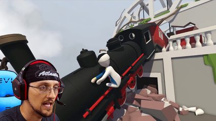 FUNNIER w/ BUTTS!  Super Weird Game: HUMAN FALL FLAT!  FGTEEV FLOPPY NERD Gameplay