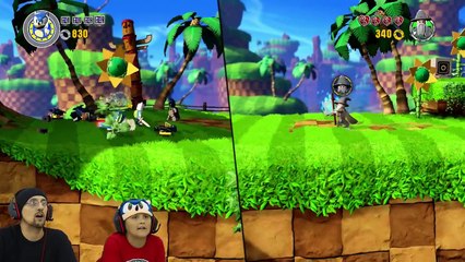 SONIC THE HEDGEHOG TWINS! LEGO Dimensions Fun w/ Dr Robotnik Battle (Let's Build & Play YEAR 2 #20)