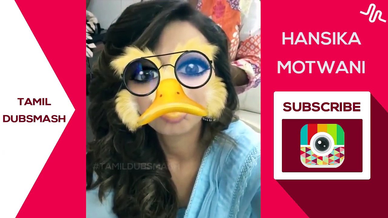 Actress Hansika Dubsmash Hansika Motwani Tamil Dubsmash-vgr4c7
