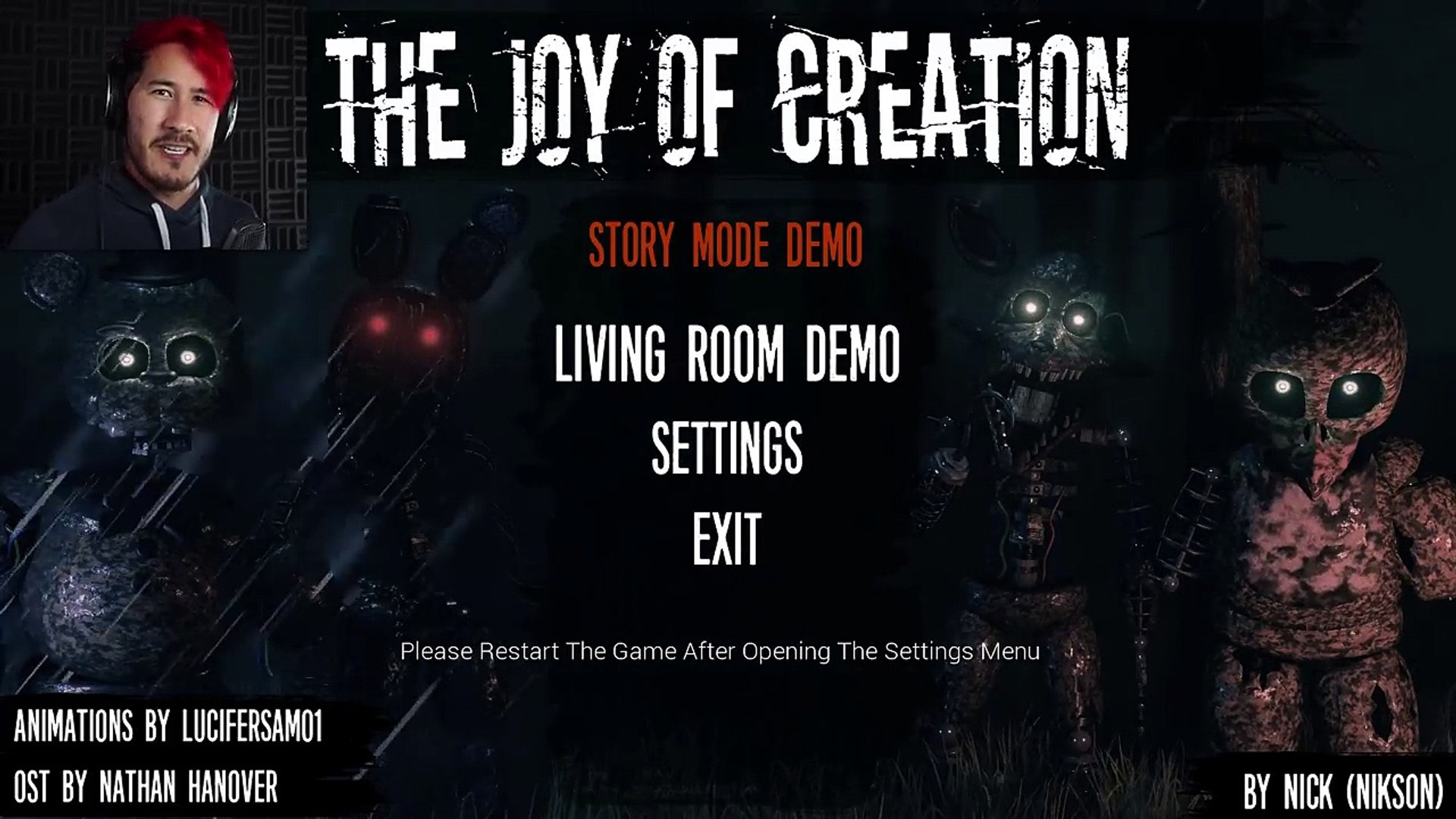 FNAF The Joy of Creation - All Jumpscares + Gameplay demo v0.6 