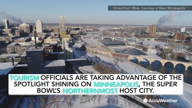 Minneapolis attracts Super Bowl tourists with wintry activities