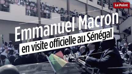 Emmanuel Macron en visite officielle au Sénégal
