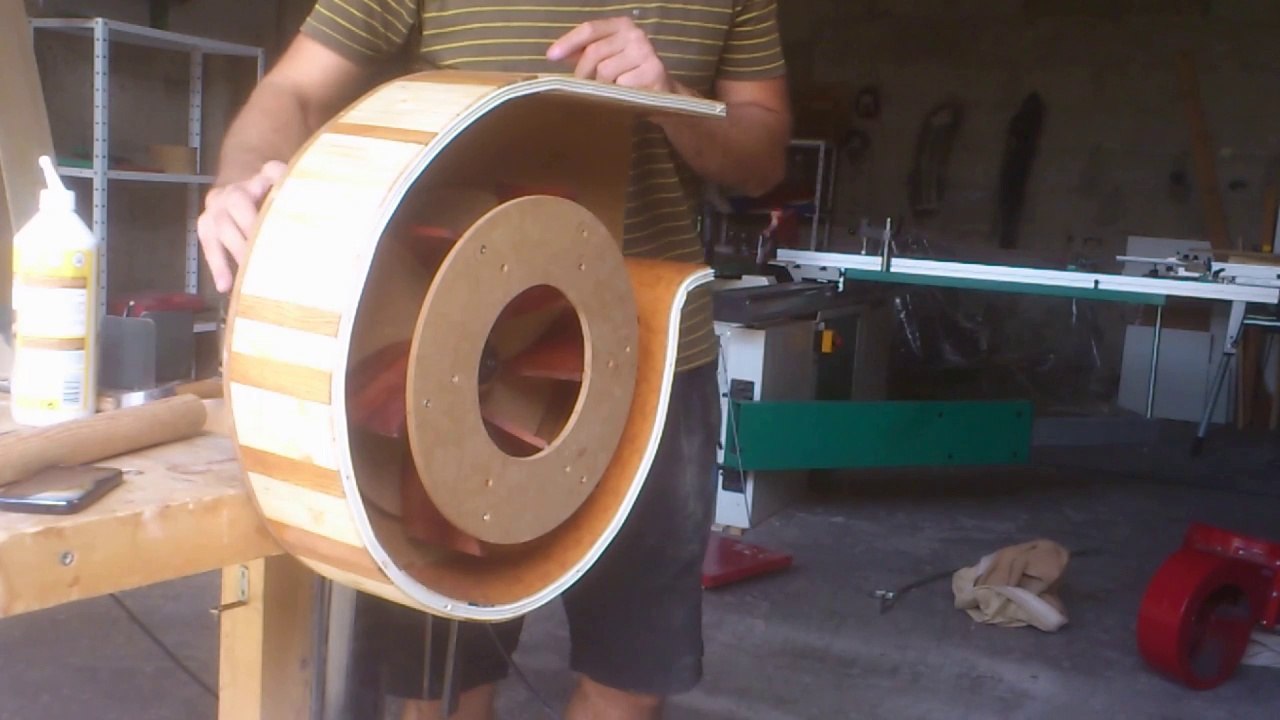 aspirateur cyclonique d'atelier partie 1 / turbine d'aspiration