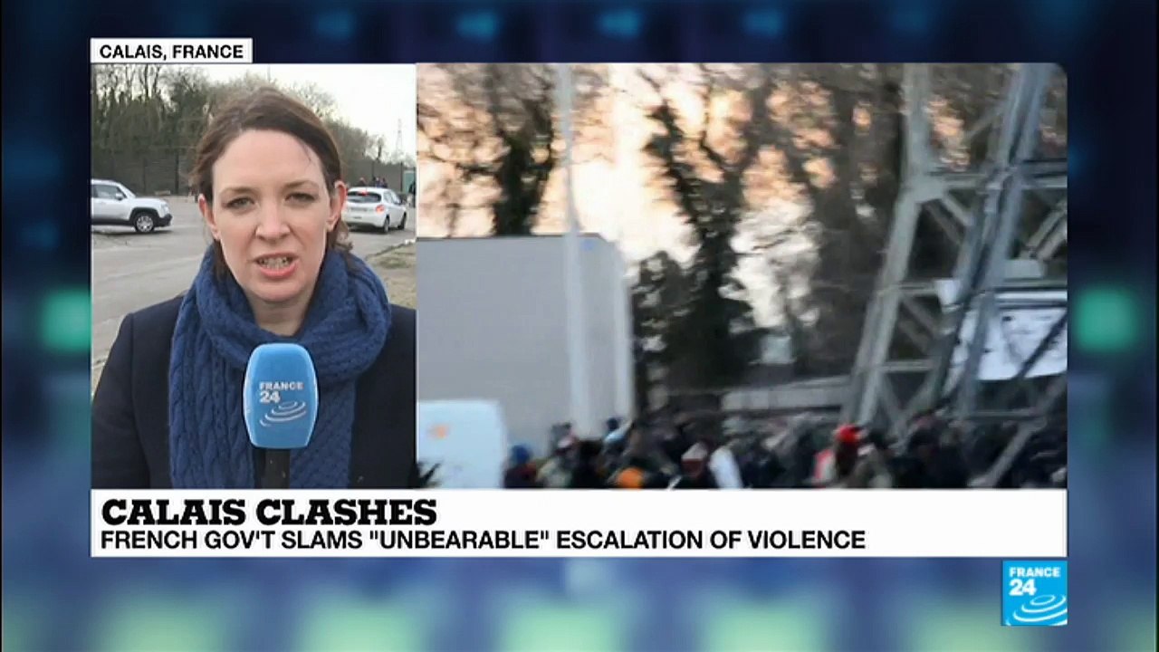 F24''s Catherine Norris-Trent reports from Calais