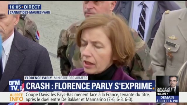 Crash d'hélicoptères: Florence Parly exprime sa peine et sa solidarité aux familles des victimes
