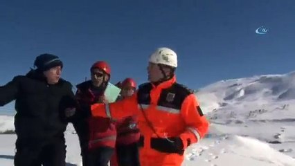 Erciyes’te Nefes Kesen Çığ Tatbikatı
