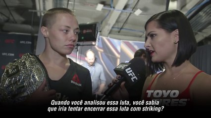 UFC 217: Entrevista nos bastidores com Rose Namajunas