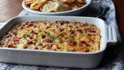 New England Clam Chowder Dip - Food Wishes - Football Food