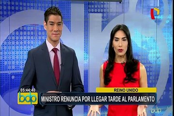 Puntualidad inglesa: ministro renunció por llegar dos minutos tarde al Congreso