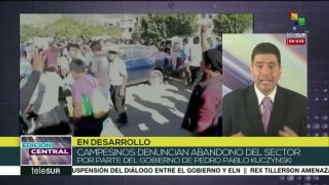 Perú: represión a protestas de campesinos en paro deja 2 muertos