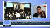 Molina: Gob. de Honduras, urgido por salir de la crisis política actua