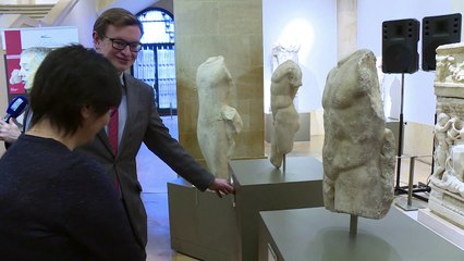 لبنان يحتفي بعودة خمس قطع اثرية نهبت خلال الحرب