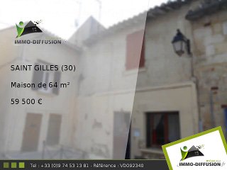 Maison A vendre Saint gilles 64m2 - 59 500 Euros