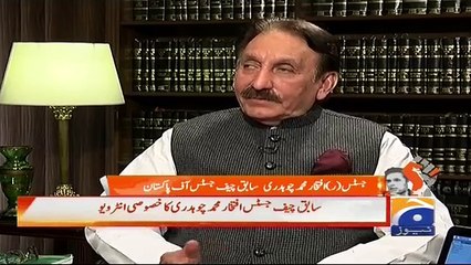 Iftikhar Chaudhry's response on Supreme Court's proceedings over contempt of court