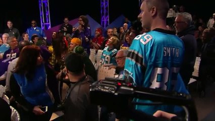 Patriots Fans Cry After Winning Super Bowl LII Tickets From Greg Olsen