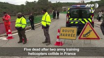Five dead after two army helicopters collide in France