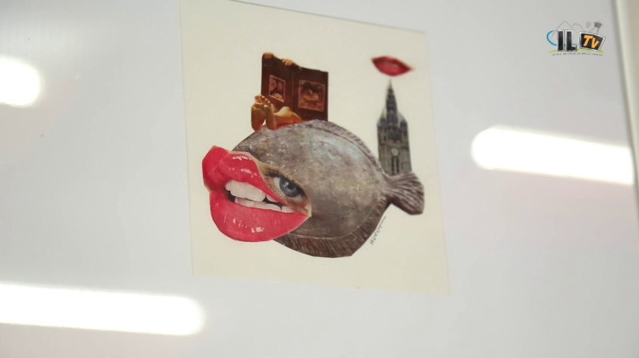 Entre collages à l'Atelier Media de Carvin !