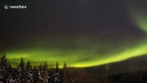 Stunning time-lapse of northern lights in Canada
