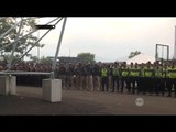 Tim Prabu Melakukan Pengamanan Pertandingan Sriwijaya vs Persib