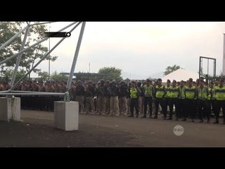 Tim Prabu Melakukan Pengamanan Pertandingan Sriwijaya vs Persib