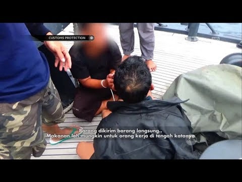 Detik detik Penangkapan Kapal yang Membawa Sabu - Customs Protection