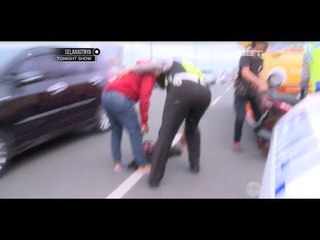 Pria ini Terjatuh Dari Motor Saat Bripda Andre Menilang Truk Bermuatan Lebih - 86