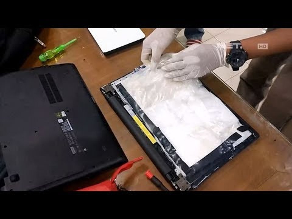 Seorang Wanita Selundupkan Sabu Seberat 441 Gram di Dalam Laptop - Customs Protection