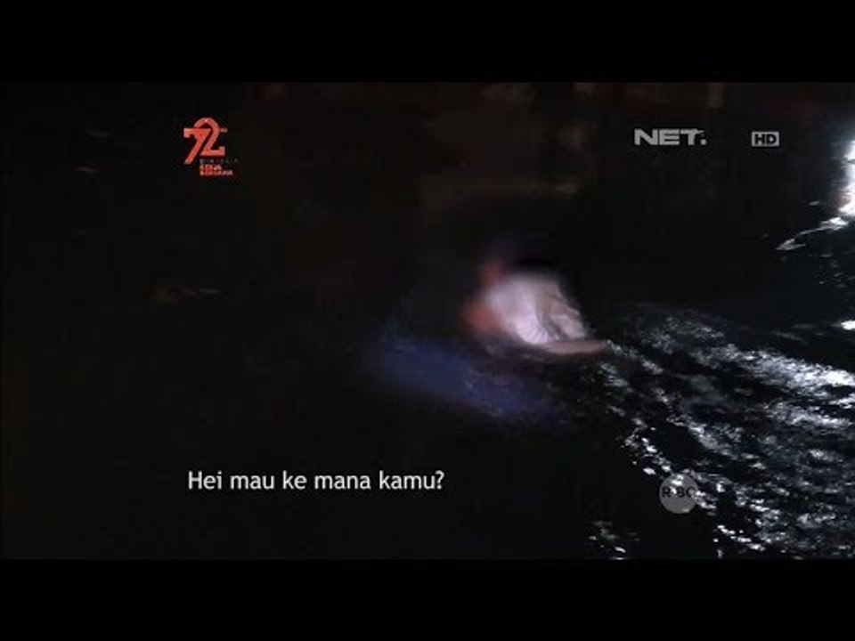 Pria Ini Nekat Nyebur ke Kali yang Cetek Saat Ketahuan Berjudi - 86