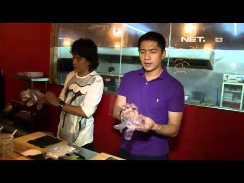 Entertainment News Adi Nugroho memasak makanan Jepang
