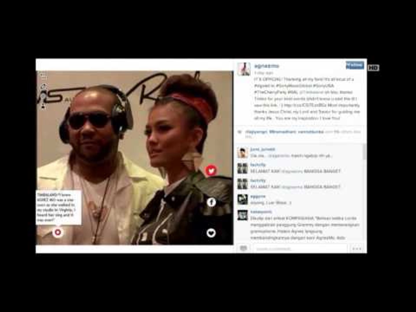 Entertainment News - Kontrak Agnez Mo dengan Sony Music USA