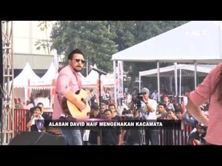 Entertainment News-Alasan David Naif selalu pakai kacamata besar