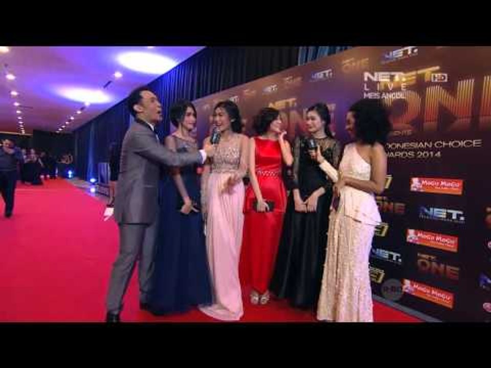 Red Carpet NET ONE Princes dan Temmy Rahadi