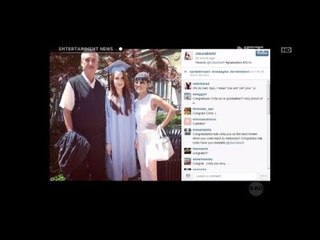 Cinta Laura Kiehl menghadiri acara wisudanya
