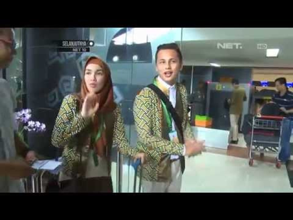 Ussy dan Andhika Pratama berangkat Umroh bersama