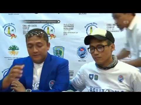 Nugie Ikut Pecahkan Rekor Diving Belitung