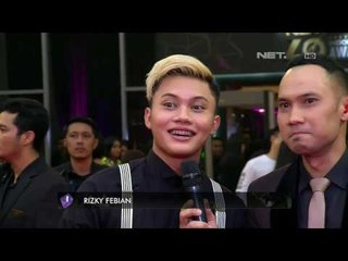 Gaya Rizky Febian di Red Carpet NET 4.0