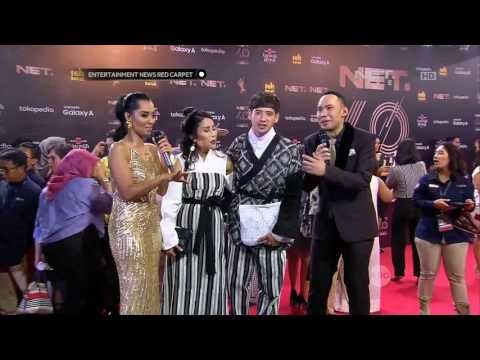 Tarra Budiman dan Gya Sadiqah Red Carpet NET 4.0