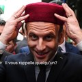 Emmanuel Macron porte le chéchia en Tunisie