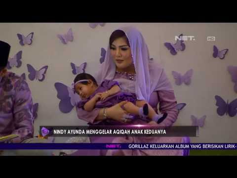Nindy Ayunda Gelar Acara Syukuran Aqiqah Anak Keduanya
