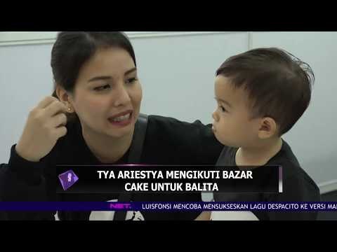Tya Ariestya Mengikuti Bazar Cake Untuk Balita