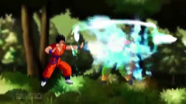Krillin VS Tien VS Yamcha Battle Animation