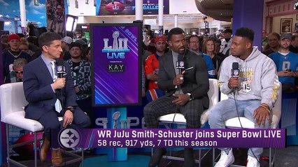 JuJu Smith-Schuster talks about influence from A.B. and Le'Veon Bell