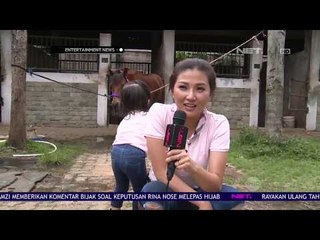 Jadi Hobi Baru, Inilah Tips Mengajak Si Kecil Berkuda Ala Sarwendah