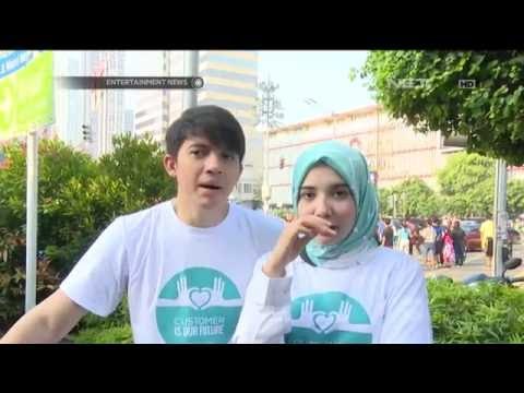 Pengalaman Baru Irwansyah dan Istri Ikuti Acara Car Free Day