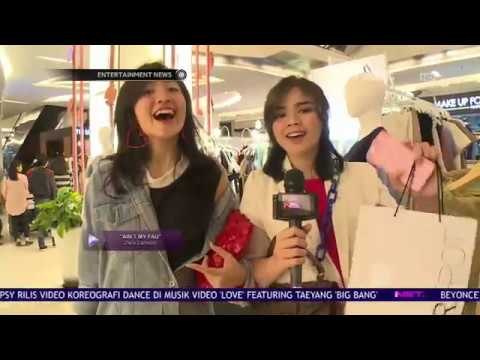 Keseruan Febby Rastanty dan Silvia Azizah di Bazar Salah Satu Mal