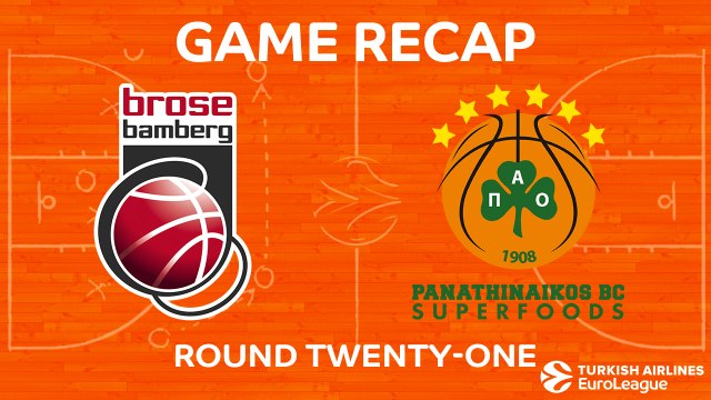 Highlights: Brose Bamberg - Panathinaikos Superfoods Athens