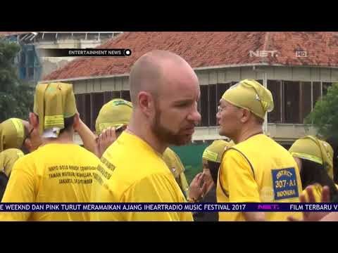 Kegiatan Melaney Ricardo & Tyson Lynch di Acara Kepedulian Kanker Pada Anak