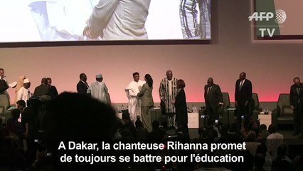 Dakar : Rihanna promet de toujours se battre pour l'éducation